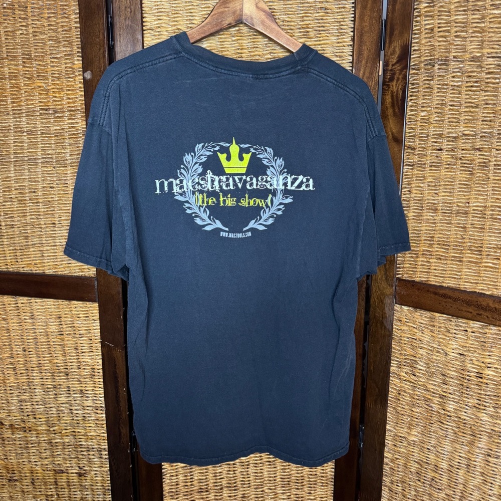 Jerzees Mac Tools Maestravaganza Graphic T-Shirt Black XL Heavyweight Cotton
